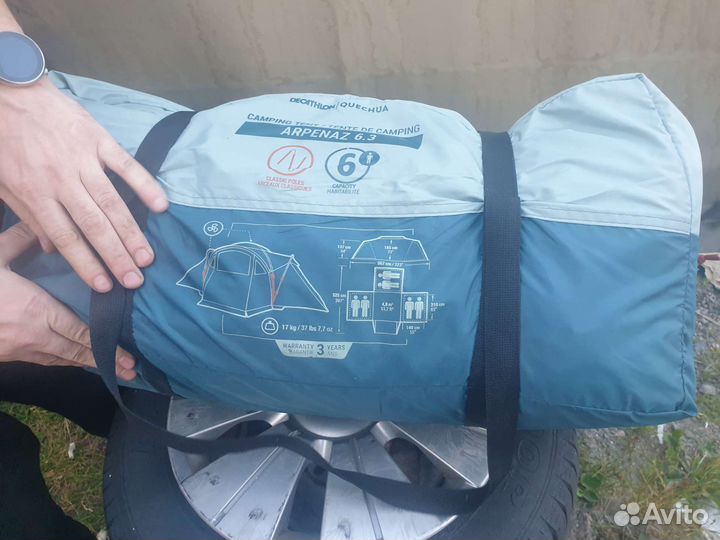 Палатка quechua arpenaz 6.3 новая