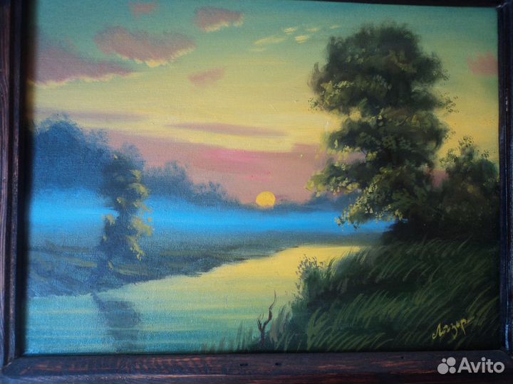 Картина, Вечер, А. Лазарев