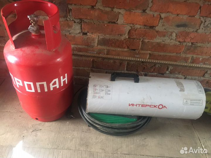 Газовый балон и пушка прокат