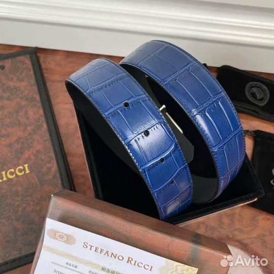 Ремень кожаный Stefano Ricci