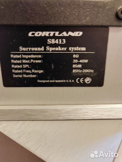 Ресивер Yamaha rx v357. Колонки cortland s8413