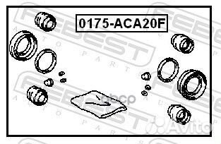 Ремкомплект тормозного суппорта 0175-ACA20F 017