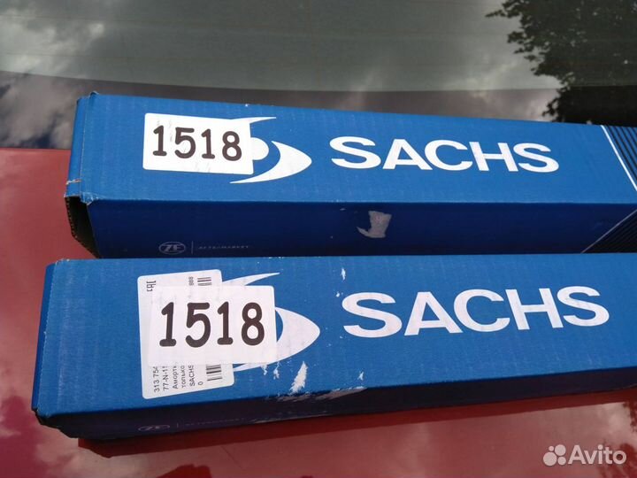 Амортизаторы задние sachs 313754