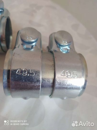 Хомут глушителя на Дастер