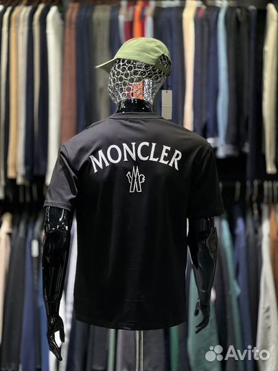 Футболка moncler хлопок 46-56 размеры