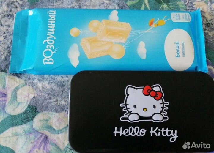 Подарок Hello kitty набор кисточек для макияжа