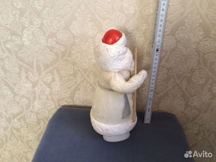 Ватные игрушки и дед Мороз СССР