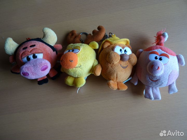 Капатыч Нюша Муля Лосяш Смешарики мягкая игр. б.у