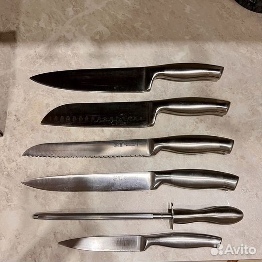 Набор ножей Gipfel с подставкой