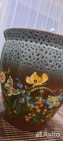 Горшок керамический для теста