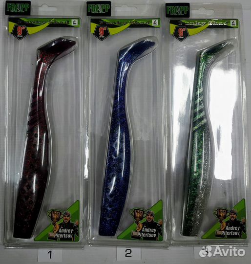 Мягкие приманки Frapp Funky Shad 9