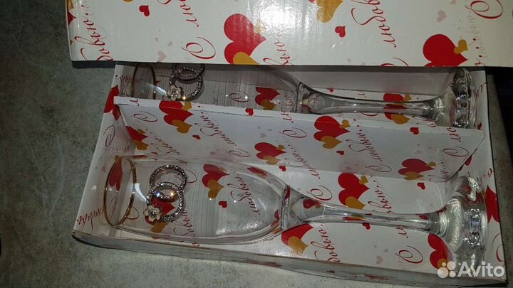 Бокалы свадебные