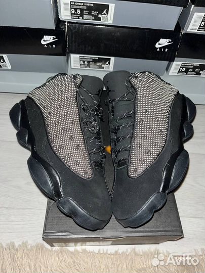 Кроссовки nike air jordan 13 black cat