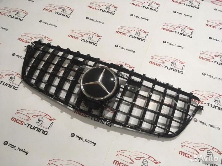 Решетка на Mercedes GL X166 GT С Дистроником