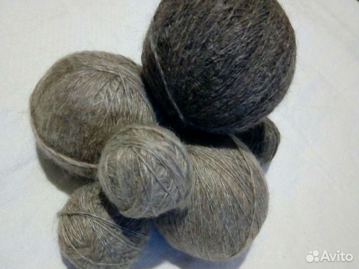 Пряжа пуховая козья