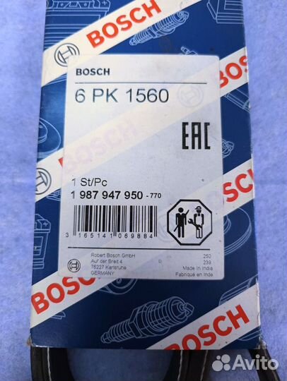 Ремень ручейковый 1987947950 bosch PK1560