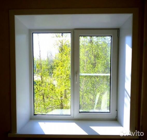 Окна пластиковые с обшивкой