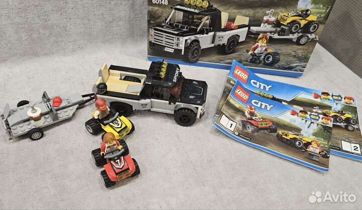 Лего Lego city гоночная команда