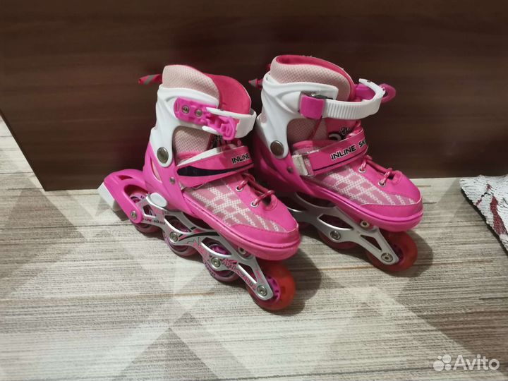Роликовые коньки детские раздвижные