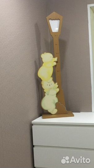 Итальянский напольный светильник с ростомером