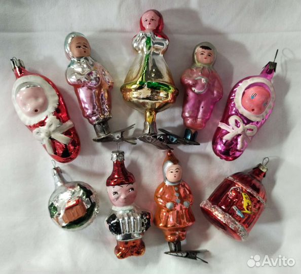 Елочные игрушки СССР