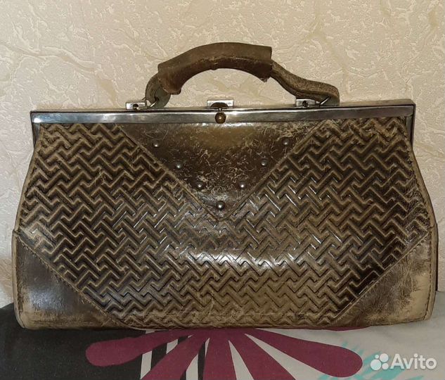 Сумочка кожа 60-70г СССР