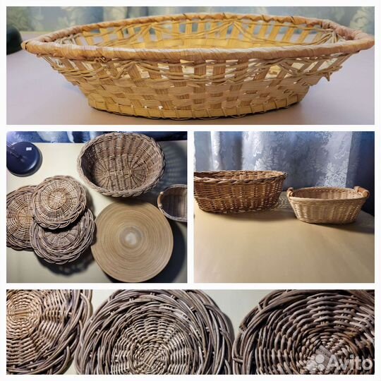 Корзина плетеная подставка под горячее