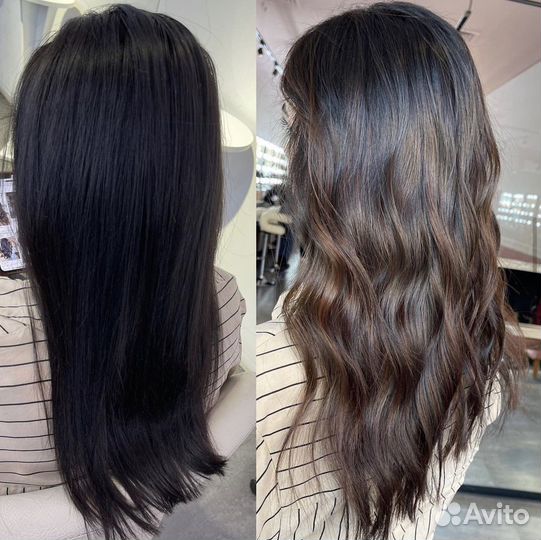 Окрашивание волос стрижки волос