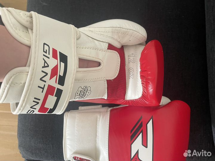 Боксерские перчатки 12 oz кожа