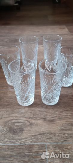 Фужеры хрустальные СССР