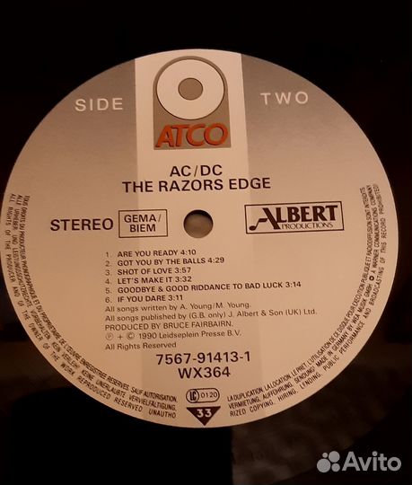 Lp acdc – The Razors Edge 1990 Germany