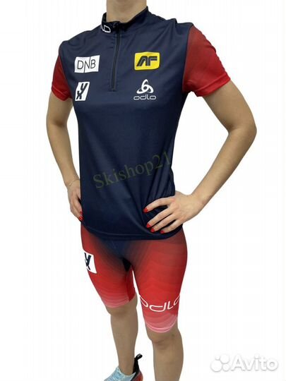 Летний лыжероллерный беговой комплект odlo