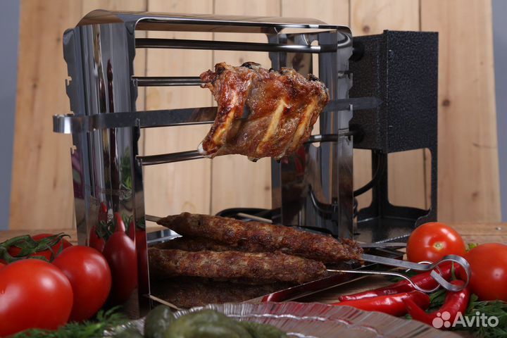 Электрошашлычница Элвин новая