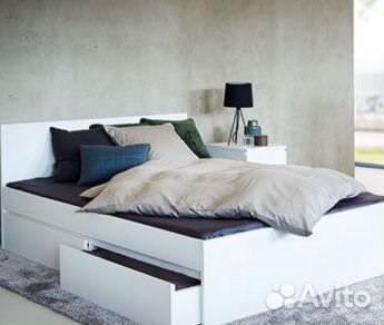 Кровать двуспальная с ящиками 180 201