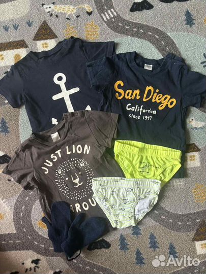 Пакет вещей на мальчика 86 92