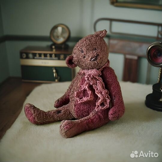 Мишка в стиле тедди ручная работа