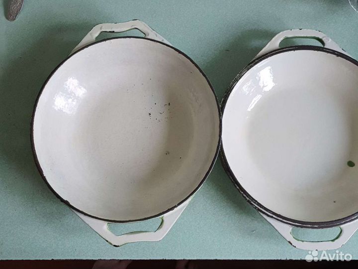 Сковороды чугун и алюминий, бидон б/у