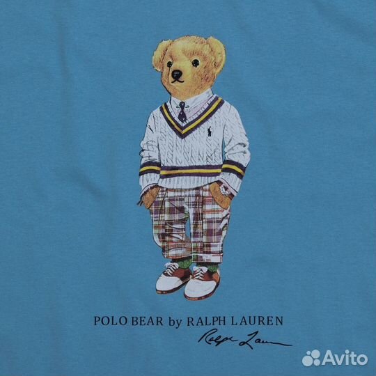 Футболка мужская голубого цвета Polo Ralph Lauren