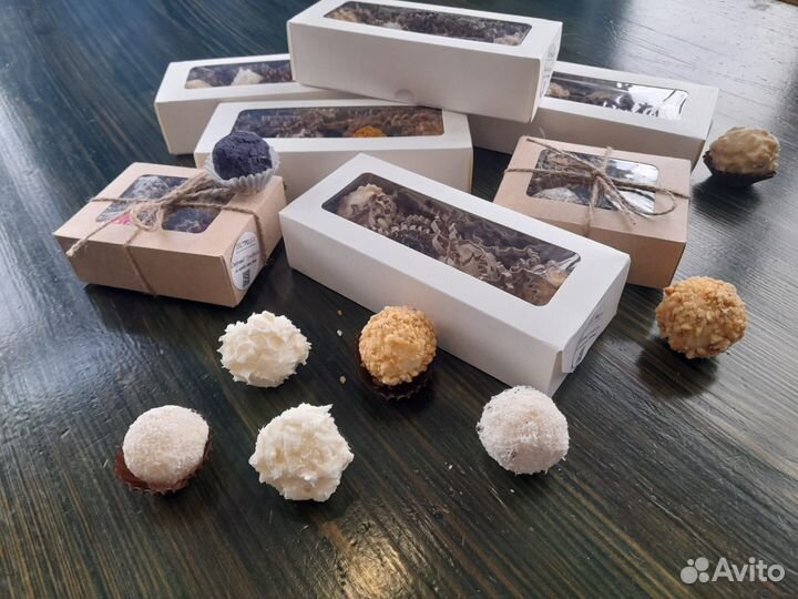 Сырные трюфели, конфеты ручной работы