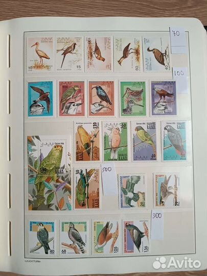 Марки птицы чистые ч1