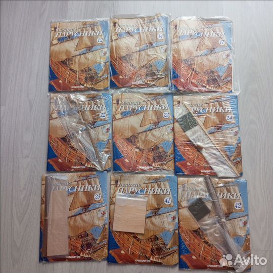 Сборная модель корабля из дерева