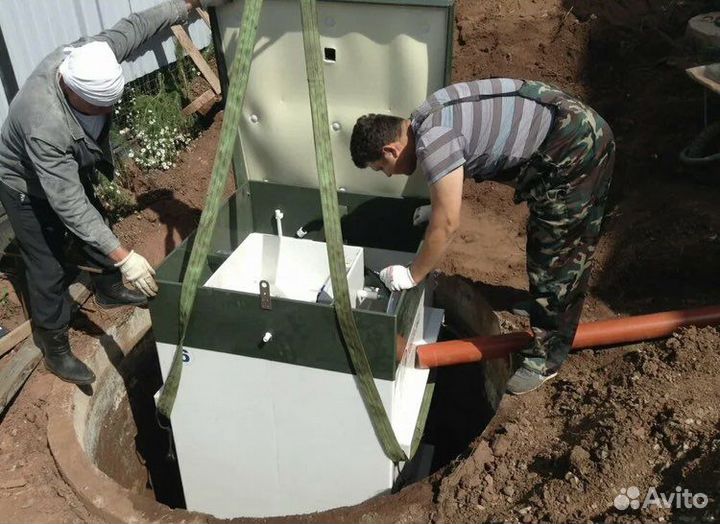 Установка септиков под ключ