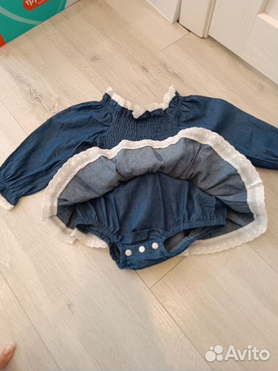 Платье джинсовое для девочки iconbaby