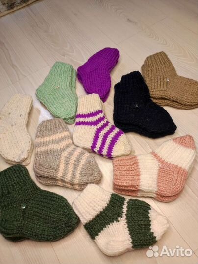 Носки вязаные ручной работы детские