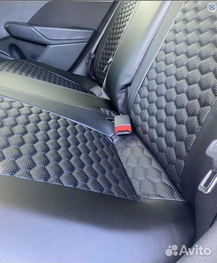 Чехлы LADA Granta Экокожа соты