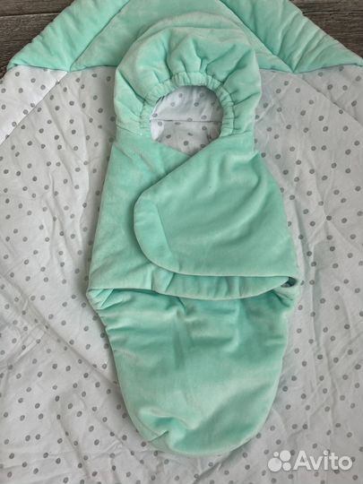 Конверт на выписку зимний +уголок