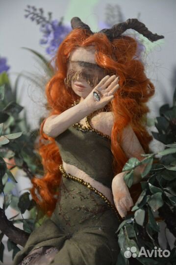 Интерьерная кукла ручной работы