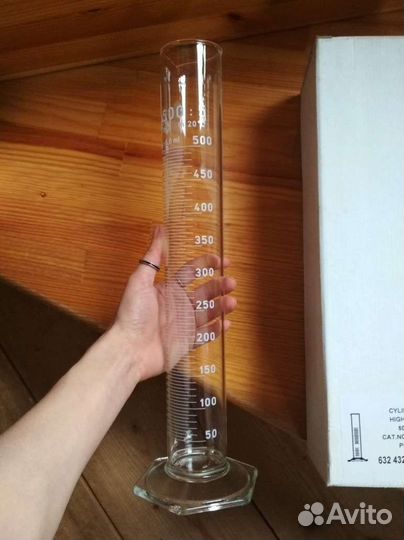 Колба цилиндрическая ваза мензурка