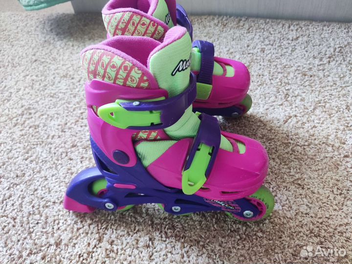 Роликовые коньки детские раздвижные 27,28,29