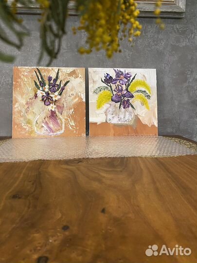 Картина маслом 30*30 